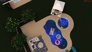 Bermuda Fiberglass Pool in Edna, TX | FREE 3D Pool Design by Copano Pools & Spas