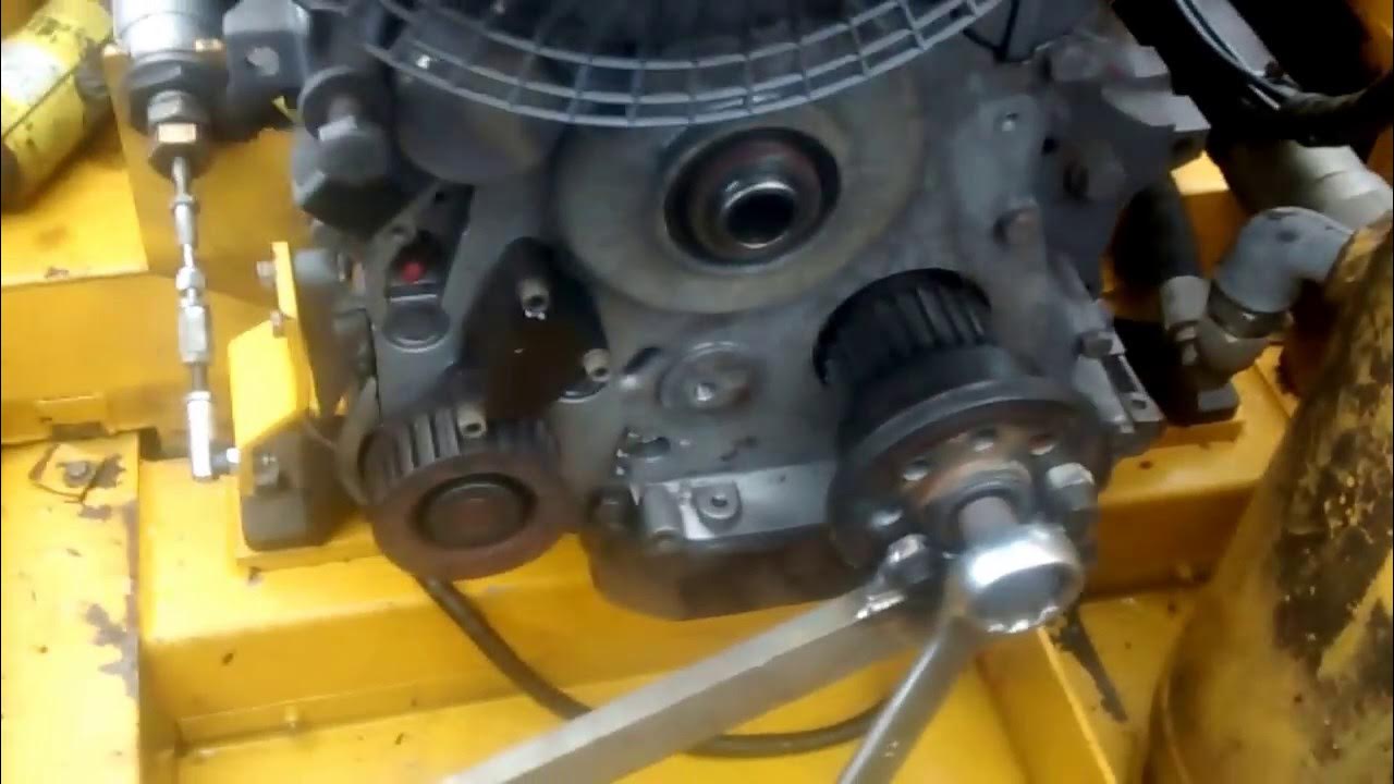 deutz 1011 timing belt and oil seal change part 1 - YouTube