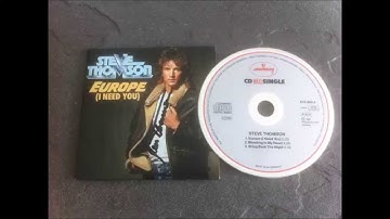 Steve Thomson - Europe (I Need You) - (CD-Single, 1988) - Track 2: Bleeding In My Heart