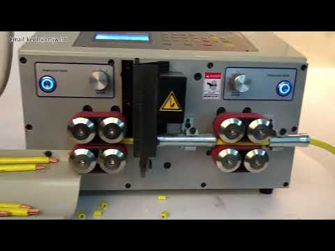SWT-508-MAX-2 Computer Automatic Wire Peeling Cutting Stripping Machine 1-70mm² 1000W 8 Belt Wheel Drive