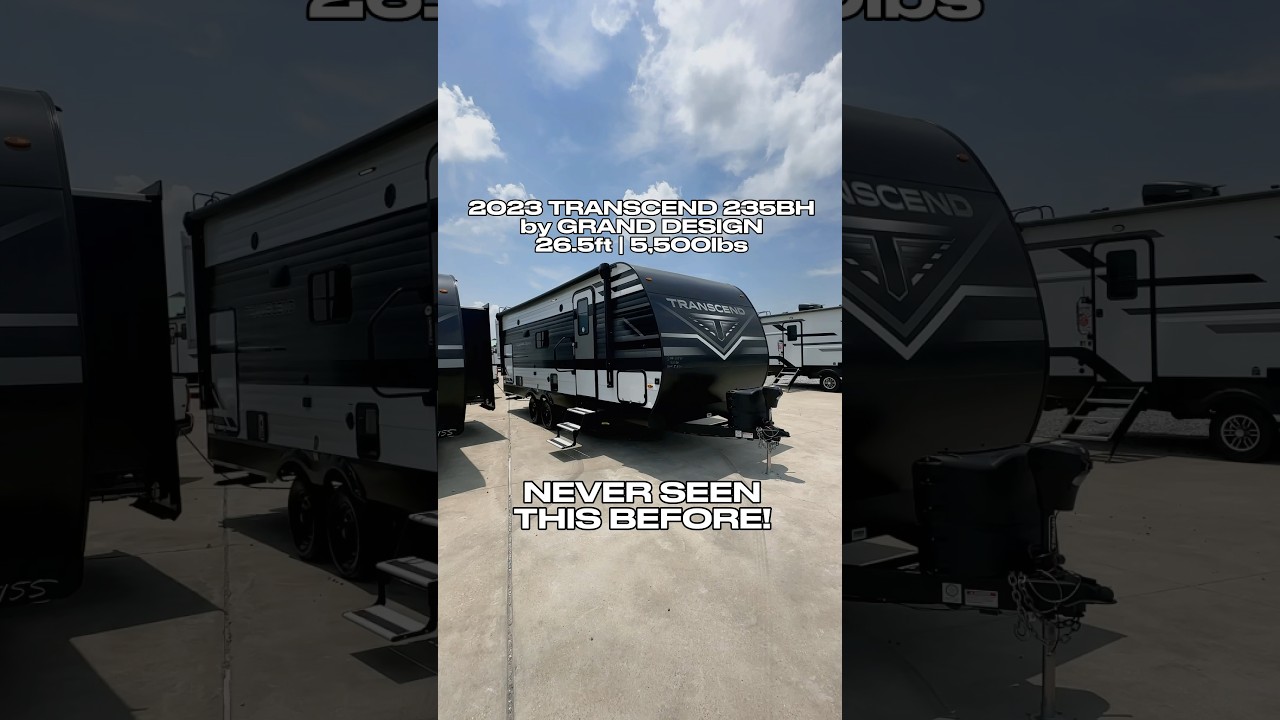 Never seen an RV with bunks like this before! 2023 Grand Design Transcend 235BH 