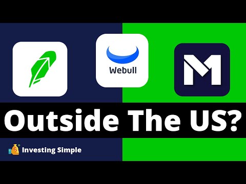 Is Robinhood, Webull, M1 FInance Available Outside The US?