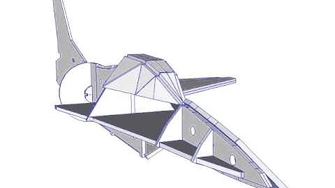 F-16 Foam Park Flier design in Google Sketchup - Part 3