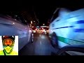 Lane Splitting (fast) Electric Road Bike in traffic • 1427watts Bafang 8fun BBS02 750w 48v mid drive