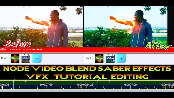 Nodevideo Blend SaberEffects Vfx Tutorial Bewerken