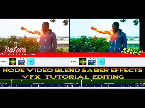 Nodevideo Blend SaberEffects Vfx Tutorial Editing