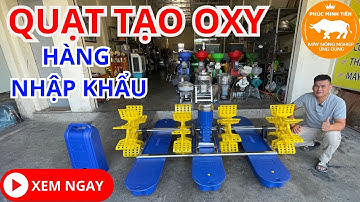 Quạt (guồng) nước 4 cánh tạo oxy nuôi tôm cá điện 220v