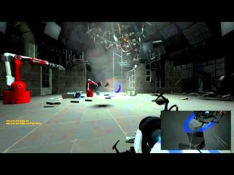 Portal 2 Singleplayer Co-op - Wheatley Fight