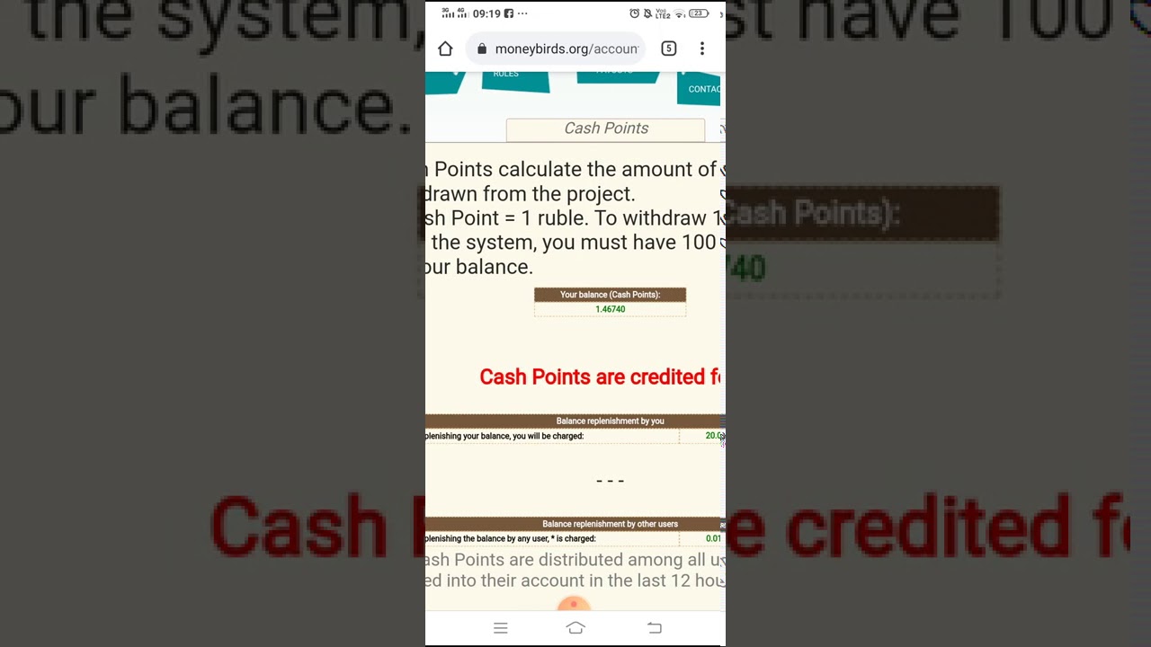 Money birds org  Expose unlimited cashpoint to withdraw!!!