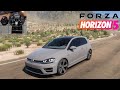 VW Golf R - Forza Horizon 5 | Logitech g29 Steering wheel   Shifter Gameplay