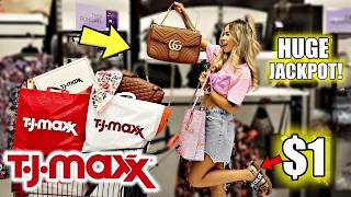 TJ MAXX * GIRLY LUXURY SHOP WITH ME HAUL ✨ Fendi, Gucci New Finds + No Budget Summer Shopping Spree