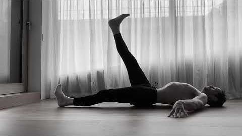 Single leg glute bridge into single leg eccentric hamstring curl