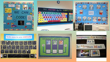 Computer class display board ideas || Computer classroom display board ideas for school