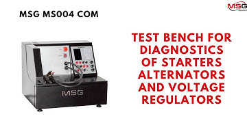 MS004 COM for diagnostics of starters, alternators and voltage regulators