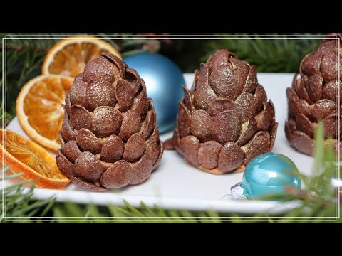 Fantastisches Dessert: Schoko-Tannenzapfen / The Perfect Christmas Dessert - Chocolate Pine Cones