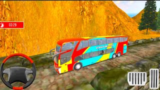 Hill Bus Simulator Bus Game 3D । Bus Simulator 2024 Gameplay । Indian Sleeper Bus Simulator 3D screenshot 1