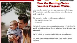 Housing Choice Voucher Briefing