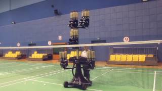 NEW design SIBOASI latest badminton shuttlecock 4.0 training system machine