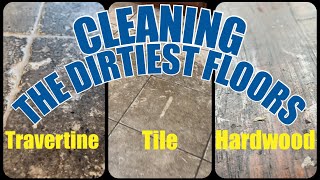 Extreme Wax Removal, Professional Floor Cleaning, & Grout Color Restoration Travertine, Tile, Wood