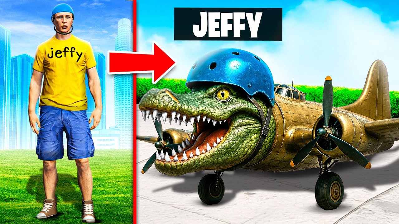 Jeffy Becomes BOMBARDINO CROCODILO In GTA 5!