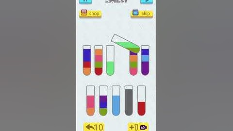 Sort Puz Level 91-100 Walkthrough Solution iOS/Android