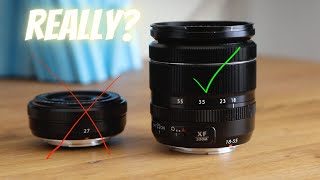 Only the Fujifilm 18-55mm?