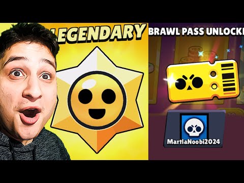 მართლად ნუბო BRAWL STARS ვიყიდე BRAWL PASS და საოცარი ლეგენდარი