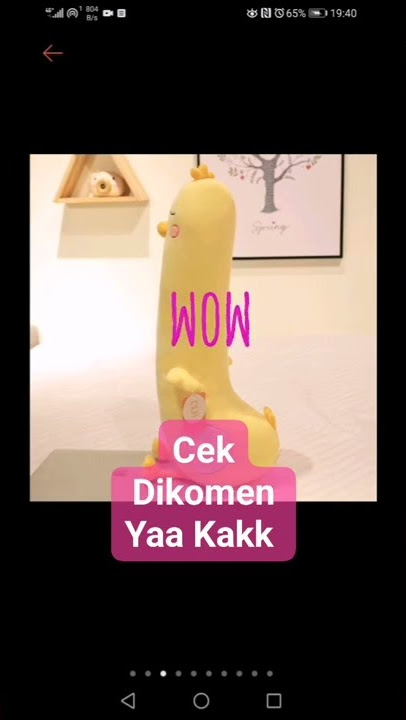 Bantal Guling unik bebek gemoy