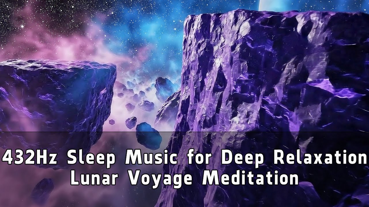 432Hz Sleep Music for Deep Relaxation — Lunar Voyage Meditation