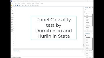 Learn Dumitrescu and Hurlin Panel Non Causality test in Stata