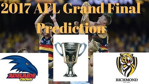 2017 | AFL Grand Final Prediction