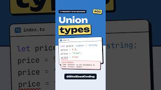Union Types in TypeScript: One Value, Two Types  #coding #codingtips