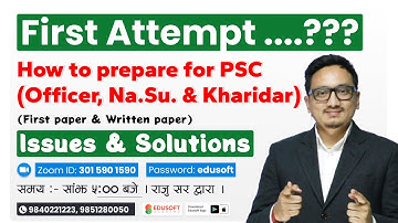 How to prepare for PSC (Officer, Na.Su. & Kharidar) First & Written paper | with Raju Sir | #loksewa