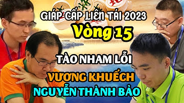 Nguyễn Thành Bảo (Ván 2) | Vương Khuếch (Ván 1) | Triệu Hâm Hâm (Ván 3) | Giáp Cấp Liên Tái 2023