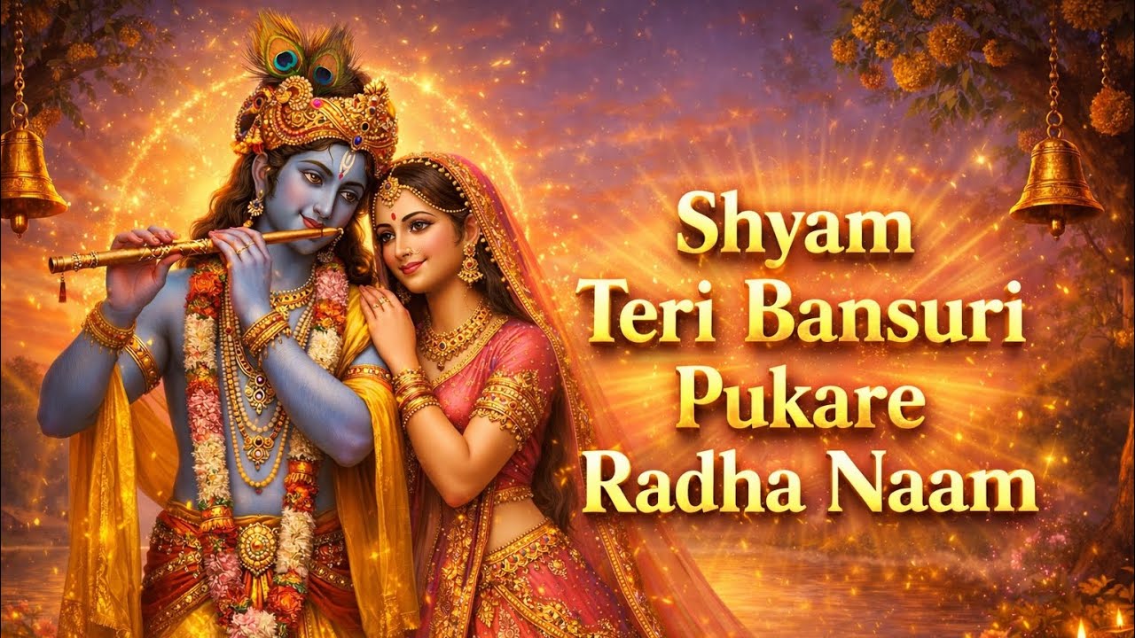 Radha Krishna Bhajan 2026 🙏 | Shyam Teri Bansuri Pukare Radha Naam | Vrindavan Devotional Song | 