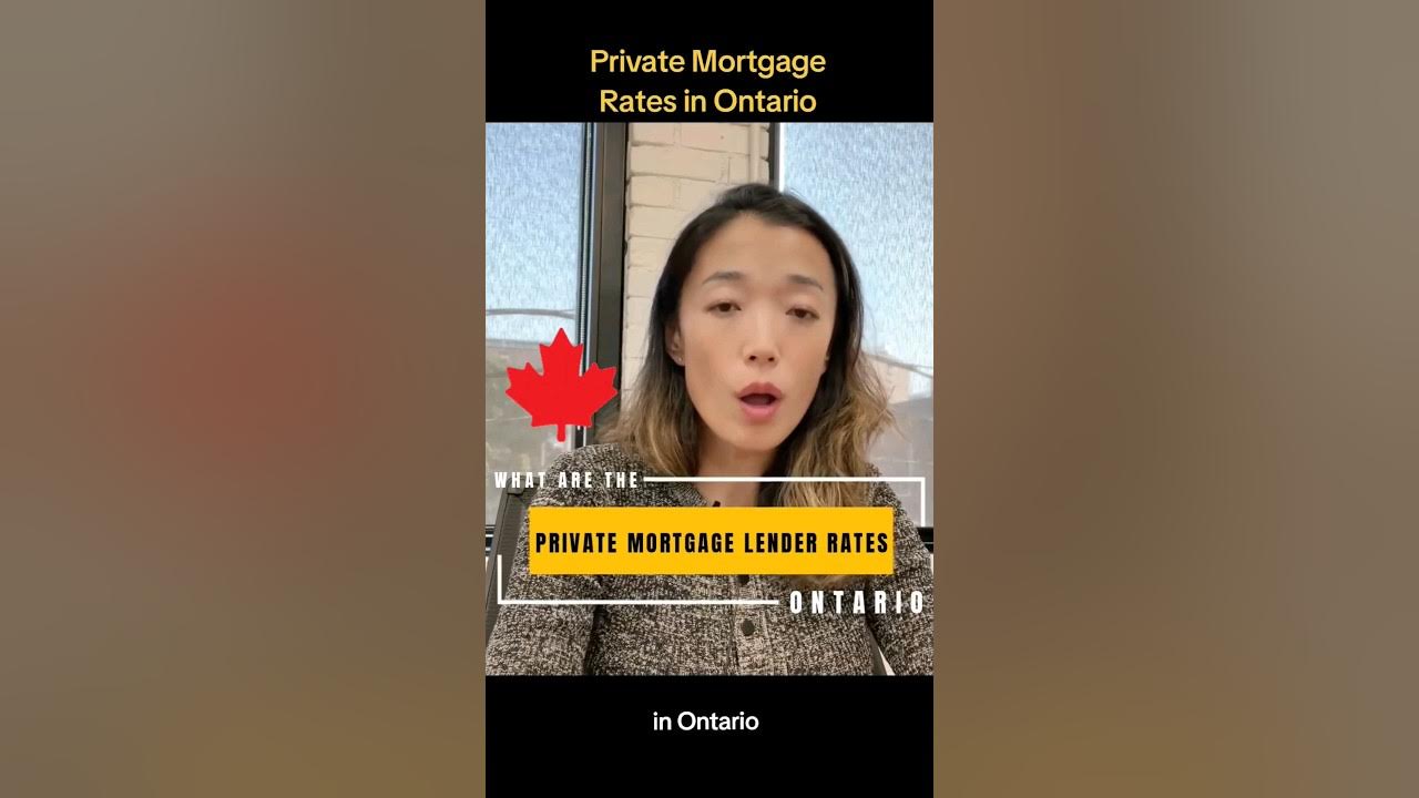Private Mortgage Lender Rates in Ontario in 2023 YouTube