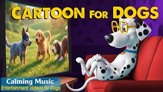 Dog Cartoon: Relaxing DOG TV & Calming Music to Keep Dogs Entertained Home Alone - Videos for Dogs screenshot 1