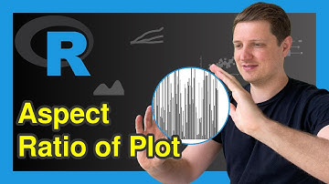 Set Aspect Ratio in R Plot (2 Example Codes) | asp Option of Scatterplot & Barplot | plot Function
