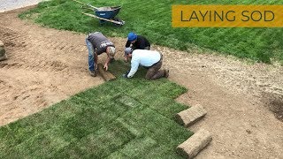 Laying sod In Spencer MA