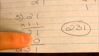 ScreenCast Video Lesson: Multi-Digit Multiplication