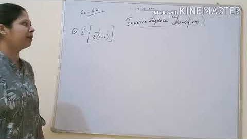 Exercise 6.2 based on inverse Laplace transforms