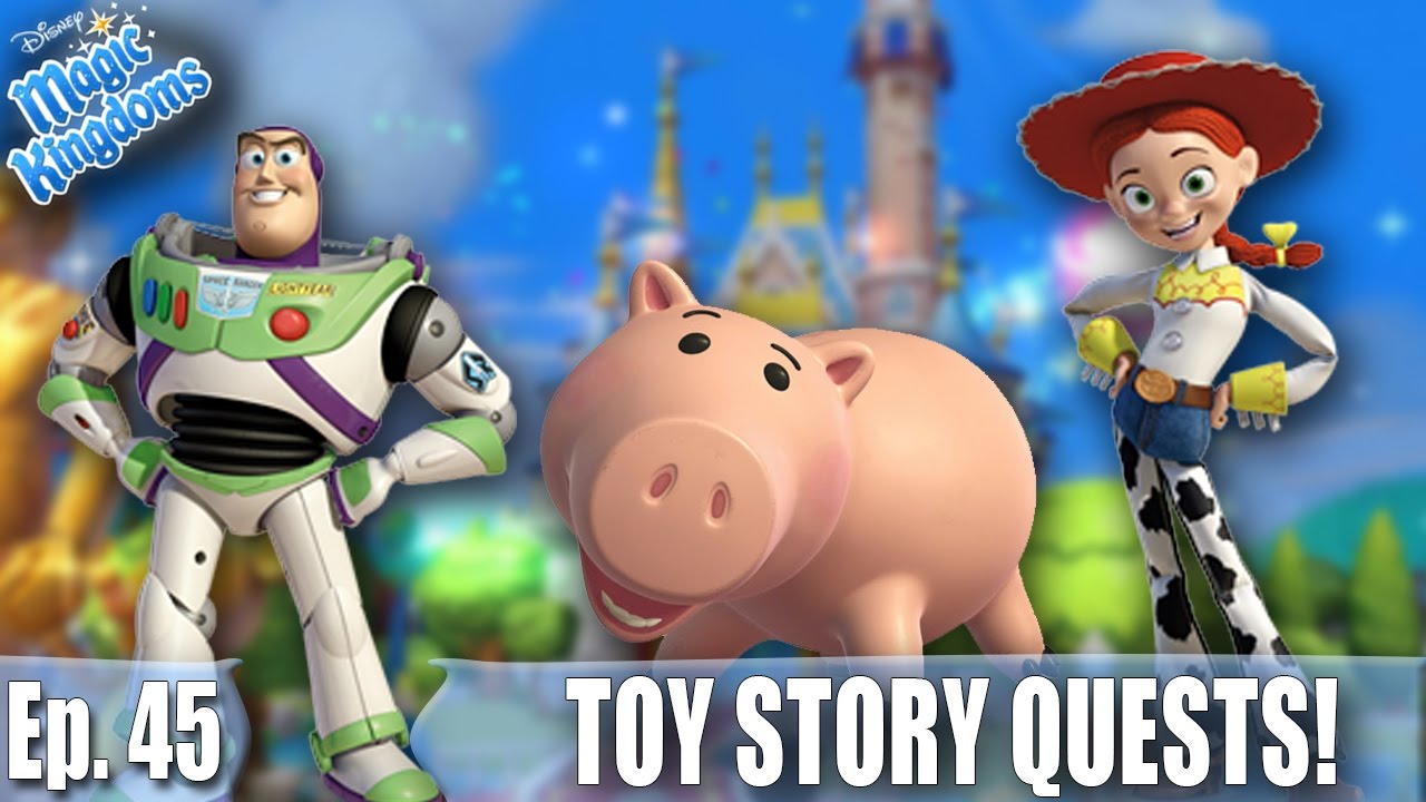 JESSIE LEVEL 10! NEW TOY STORY QUESTS! Disney Magic Kingdoms Gameplay