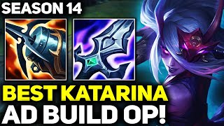 RANK 1 BEST KATARINA IN THE WORLD AD BUILD GAMEPLAY! | Season 14 League of Legends