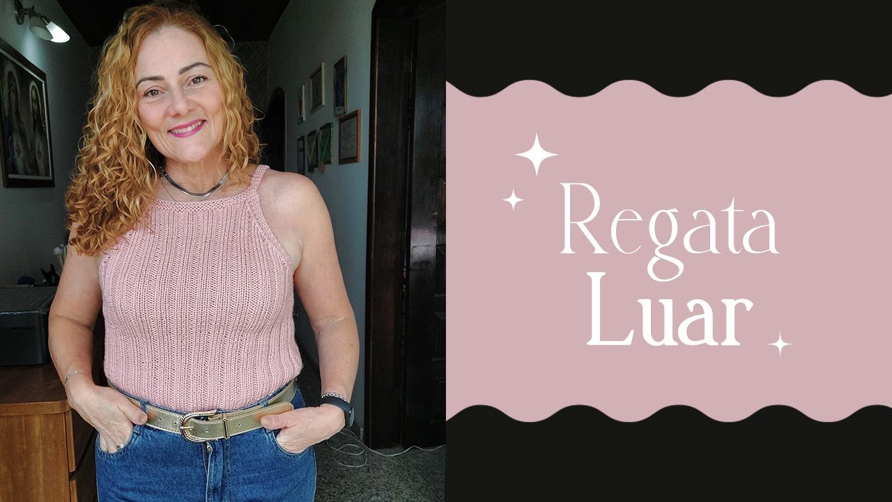 Regata Luar em tricô