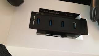 Sharkoon 4-Port USB 3.0 Aluminium Hub