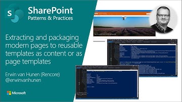 Community demo - Extracting and packaging modern pages as reusable templates