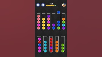 Impossible Ball Sort Puzzle Solved! ✅ #shorts #ballsort  #ballsortpuzzle #ytshorts #gaming