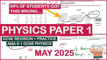 Top 5 Hardest GCSE Physics Paper 1 Questions | May 2025 | AQA