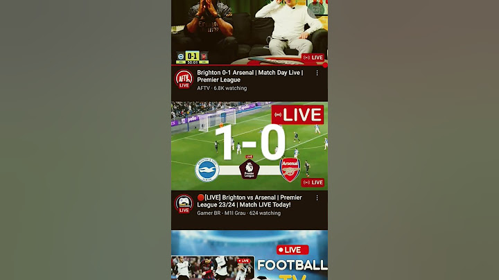  LIVE : Brighton vs Arsenal | Premier League 23/24 | Full Match Streaming