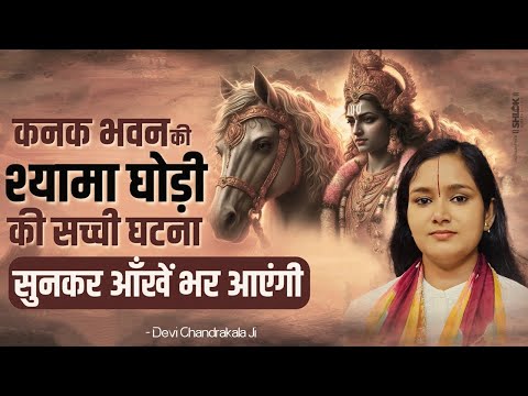 कनक भवन की 'श्यामा' घोड़ी की सत्य घटना, सुनकर आँखें भर आएंगी | Devi Chandrakala Ji